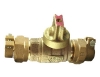 NO-LEAD CAMPAK X CAMPAK OPEN RIGHT BALL VALVE CURBSTOP